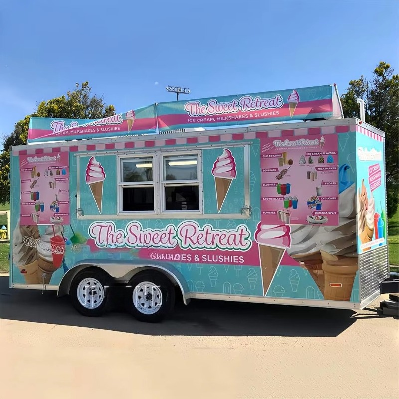 Commercial Kitchen Vendor - Remolque de comida personalizado aprobado por