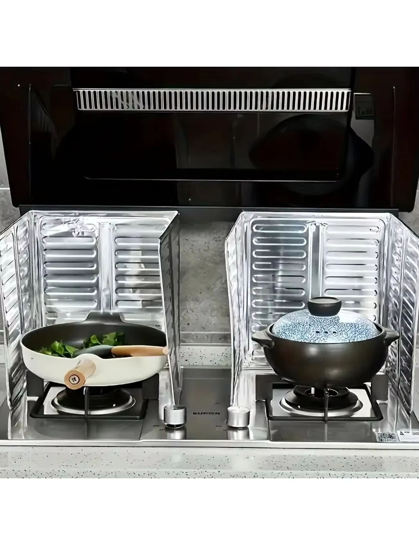 Commercial Kitchen Gas Stove - 3 piezas de protector de aceite