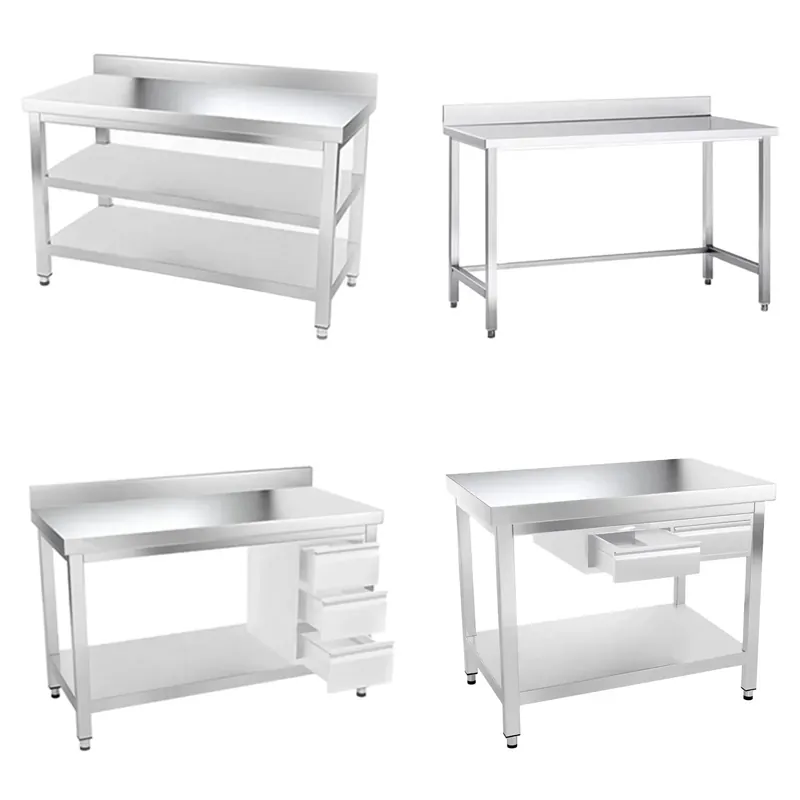 Commercial Kitchen Prep Table - Mesa de Preparación y Trabajo Comercial