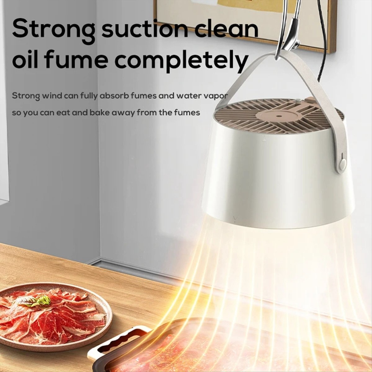 Commercial Kitchen Exhaust Fan - Campana Extractora Portátil M10K, Ventilador de
