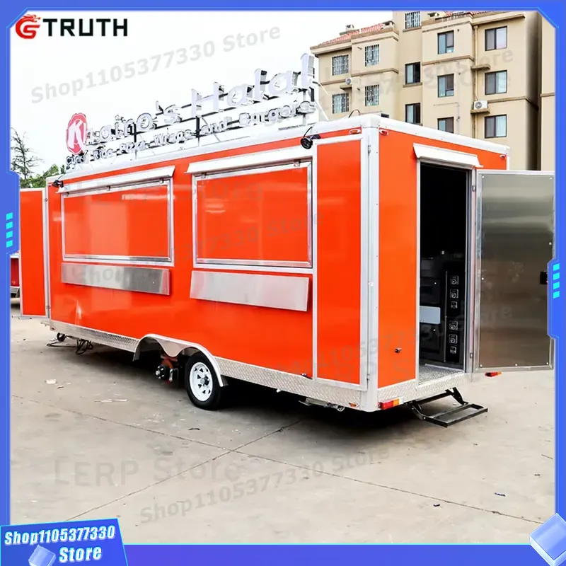 Commercial Kitchen Vendor - Remolque de Comida Móvil Totalmente Equipado