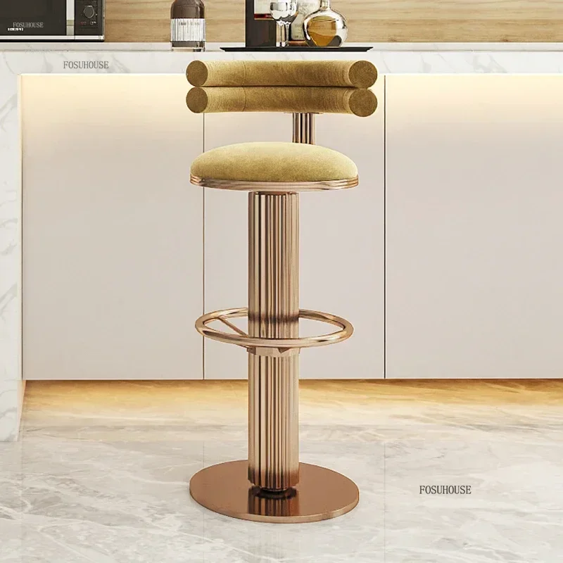 Commercial Kitchen Lighting Design - Taburetes de Bar altos de alta