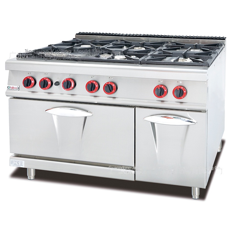 Commercial Kitchen Gas Stove - Estufa de cocina comercial Jie Guan