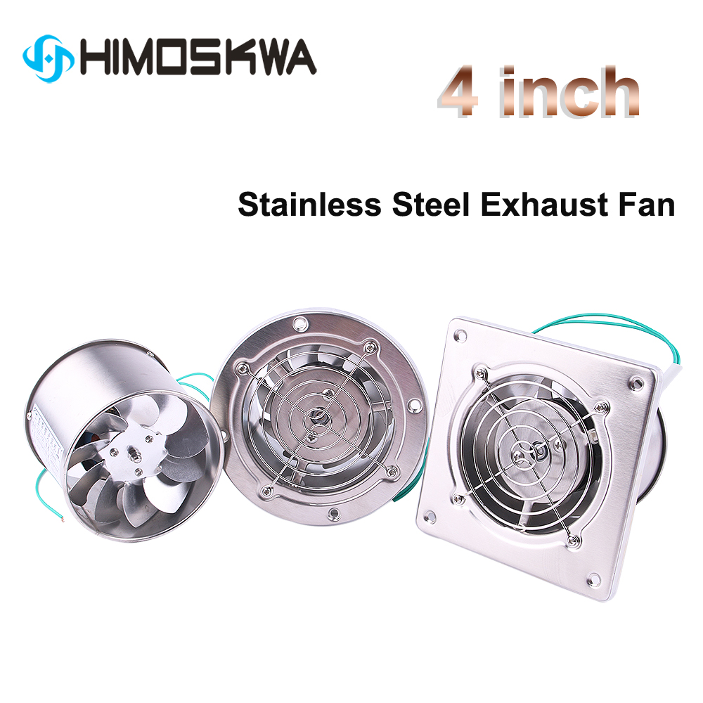 Commercial Kitchen Exhaust Fan - Tubo de 4 pulgadas, extractor de