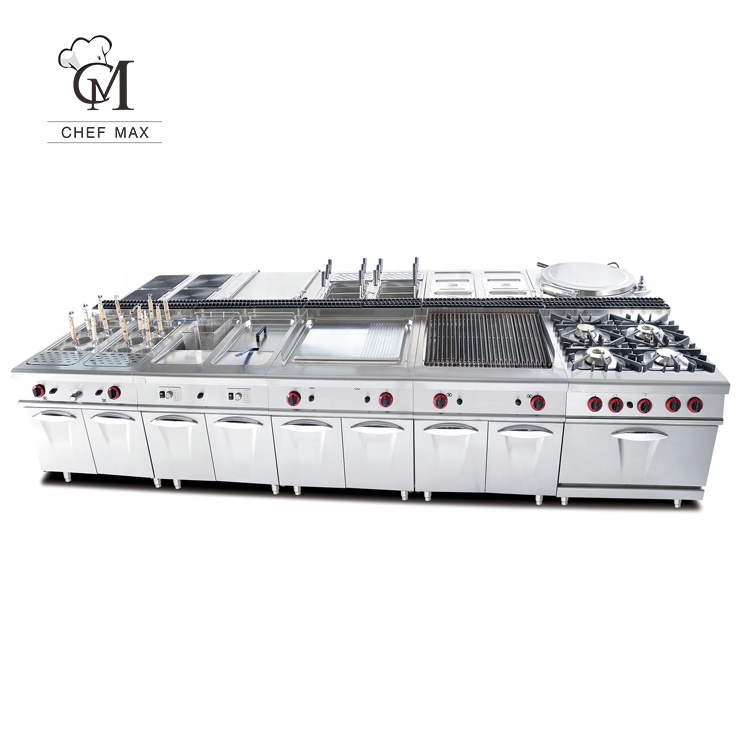 Commercial Kitchen Youtube - CHEFMAX Hotel Equipo de cocina a