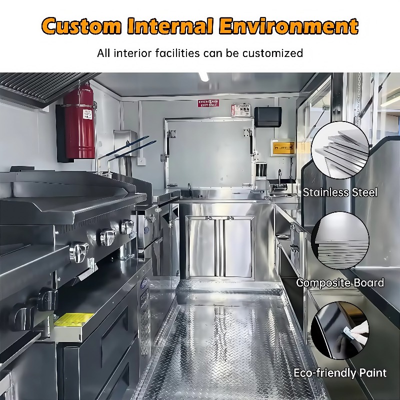 Remolque de comida personaliza - Commercial Kitchen Vendor reseña y precio