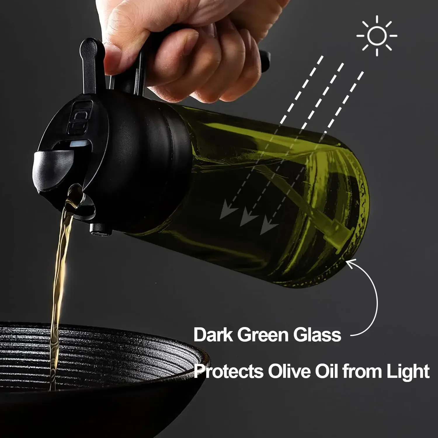 Pulverizador de aceite de oliv - Commercial Kitchen Sprayer reseña y precio