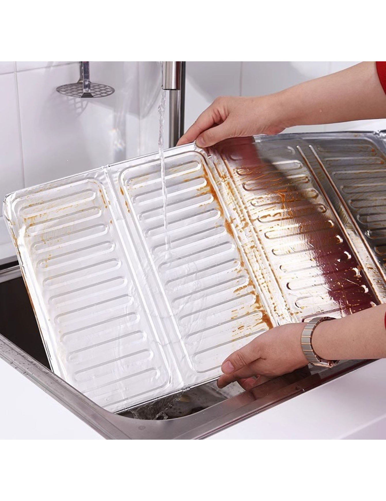 3 piezas de protector de aceit - Commercial Kitchen Gas Stove reseña y precio