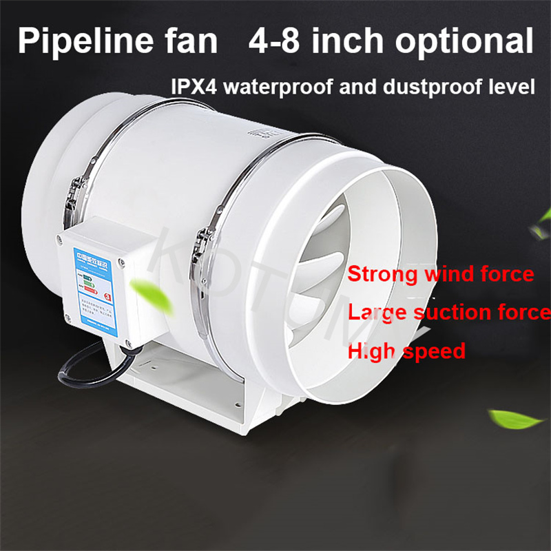 Extractor de conducto de tuber - Commercial Kitchen Exhaust Fan reseña y precio