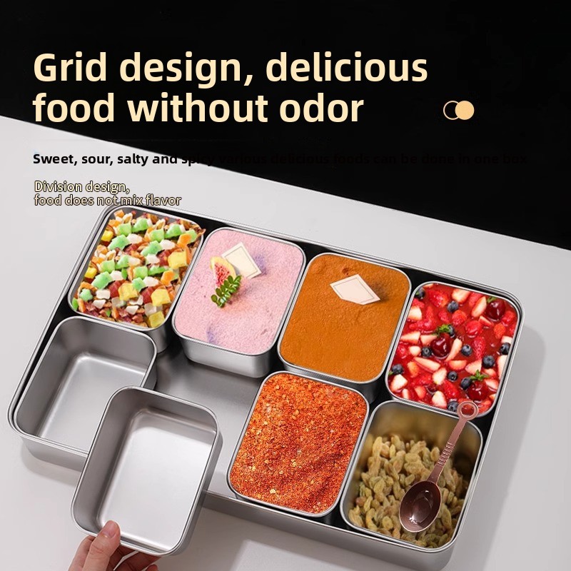 Caja de condimentos de acero i - Commercial Kitchen Vendor reseña y precio