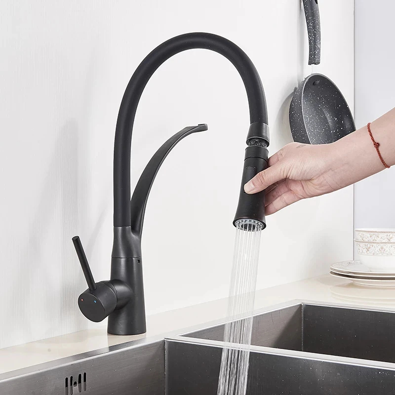 Grifo de cocina extraíble gira - Commercial Kitchen Mixer Tap reseña y precio