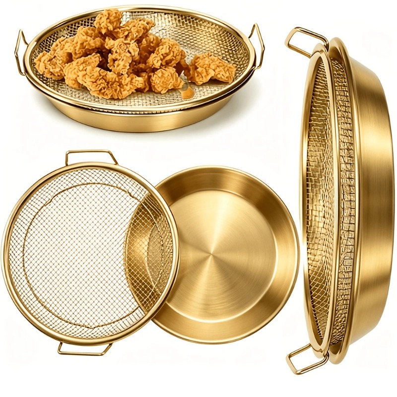 Rejilla de malla dorada de alt - Commercial Kitchen Oil Filter reseña y precio