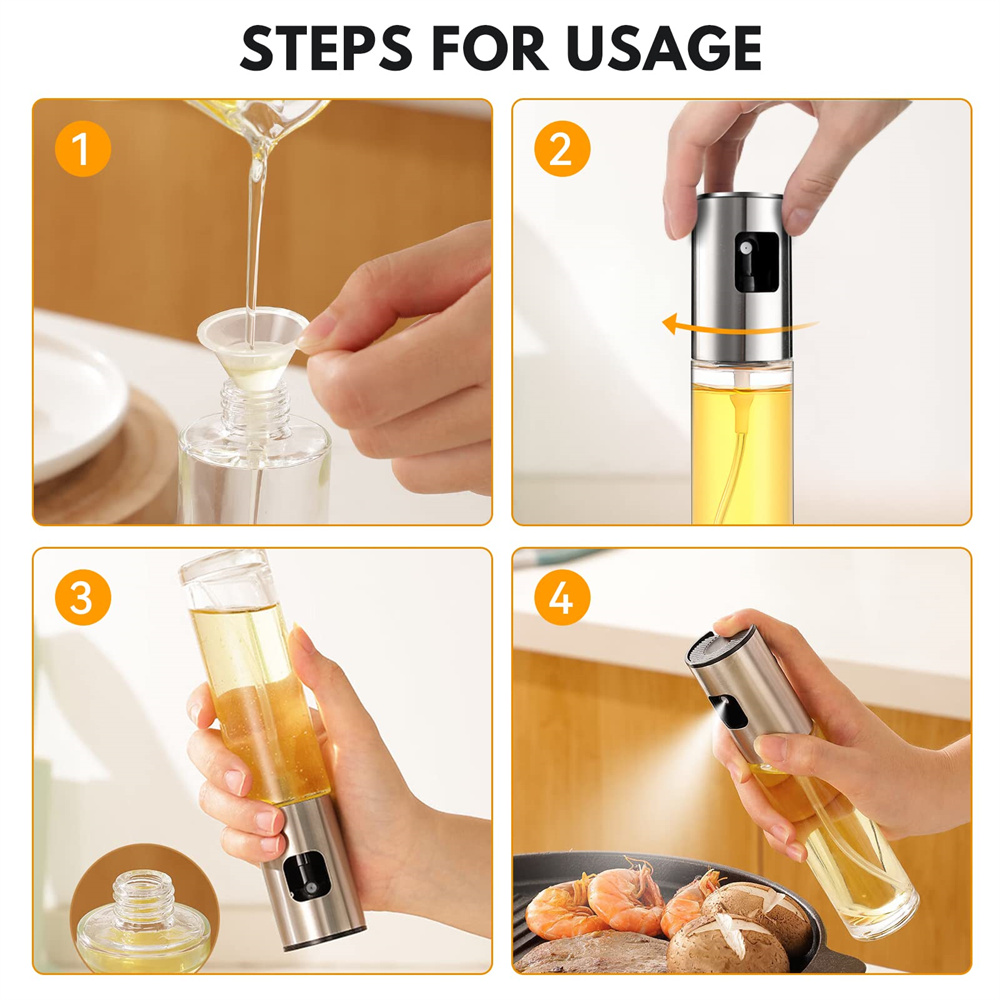 Pulverizador de aceite de vidr - Commercial Kitchen Sprayer reseña y precio