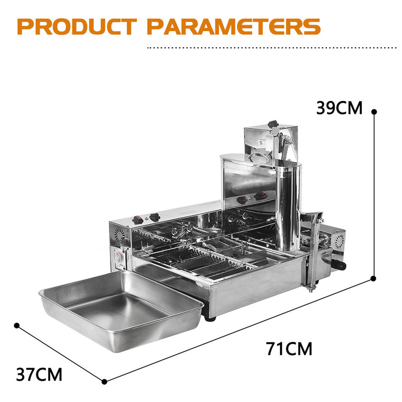 Máquina comercial para hacer d - Donut Making Machine reseña y precio