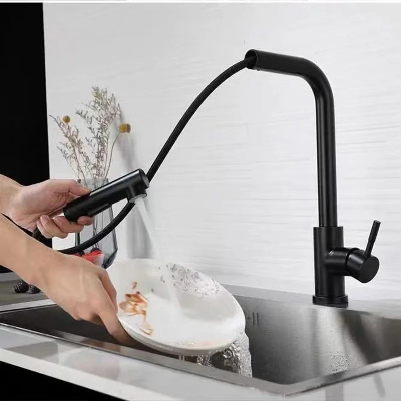 Grifo de Cocina Extraíble Negr - Commercial Kitchen Mixer Tap reseña y precio