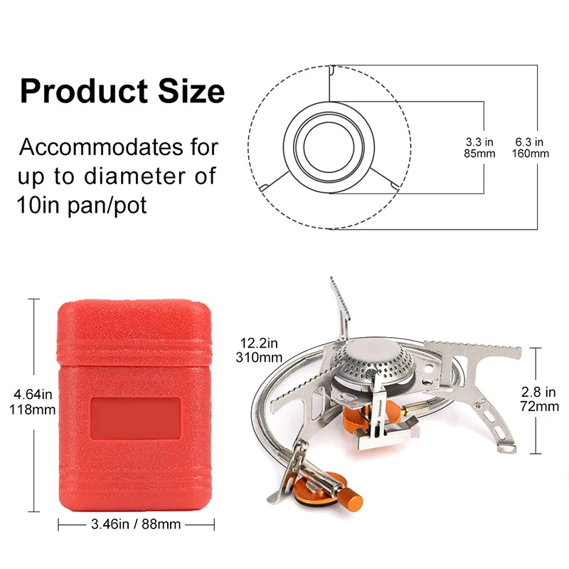 Estufa de Gas para acampar, es - Commercial Kitchen Gas Stove reseña y precio