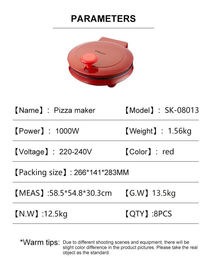 Máquina Eléctrica para Pizza d - Donut Making Machine reseña y precio