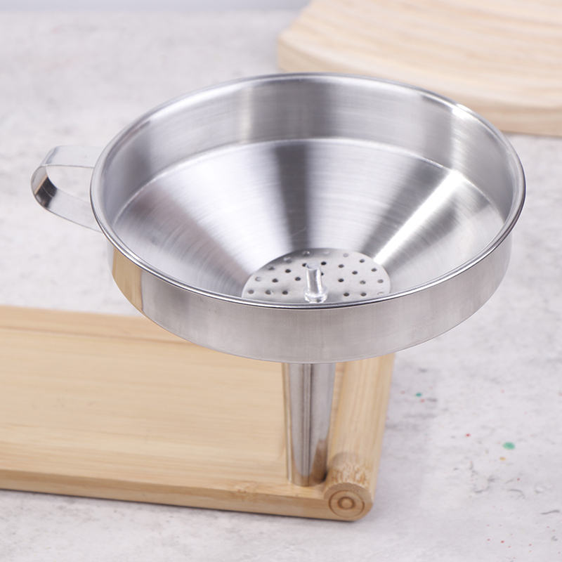 Embudo de acero inoxidable 304 - Commercial Kitchen Oil Filter reseña y precio