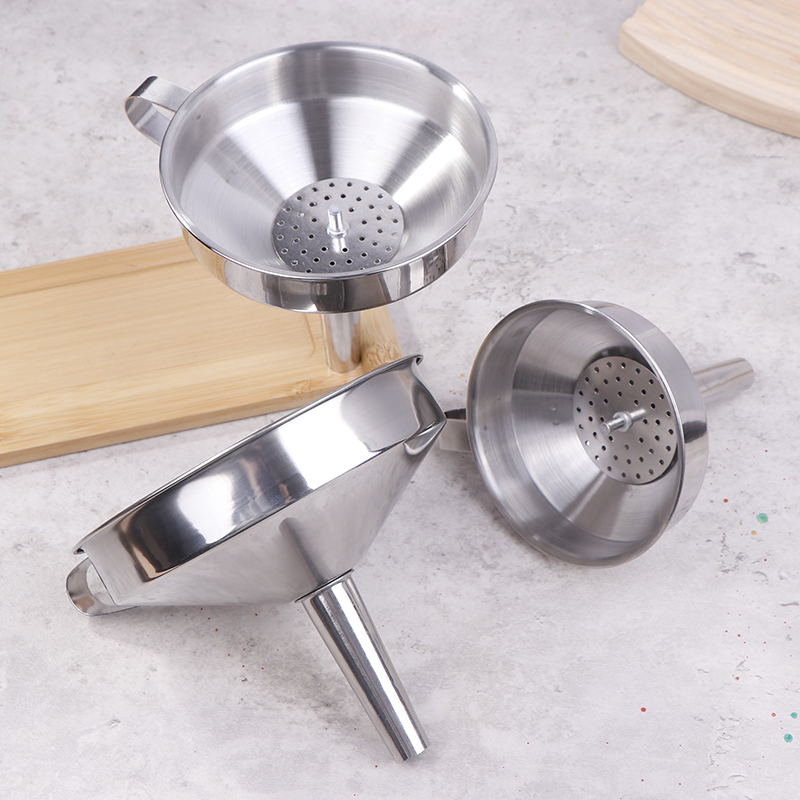 Embudo de acero inoxidable 304 - Commercial Kitchen Oil Filter reseña y precio