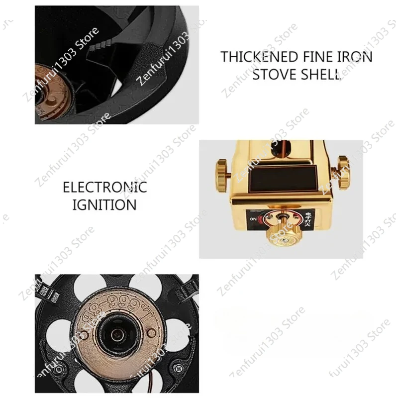 Estufa de gas comercial de fue - Commercial Kitchen Gas Stove reseña y precio