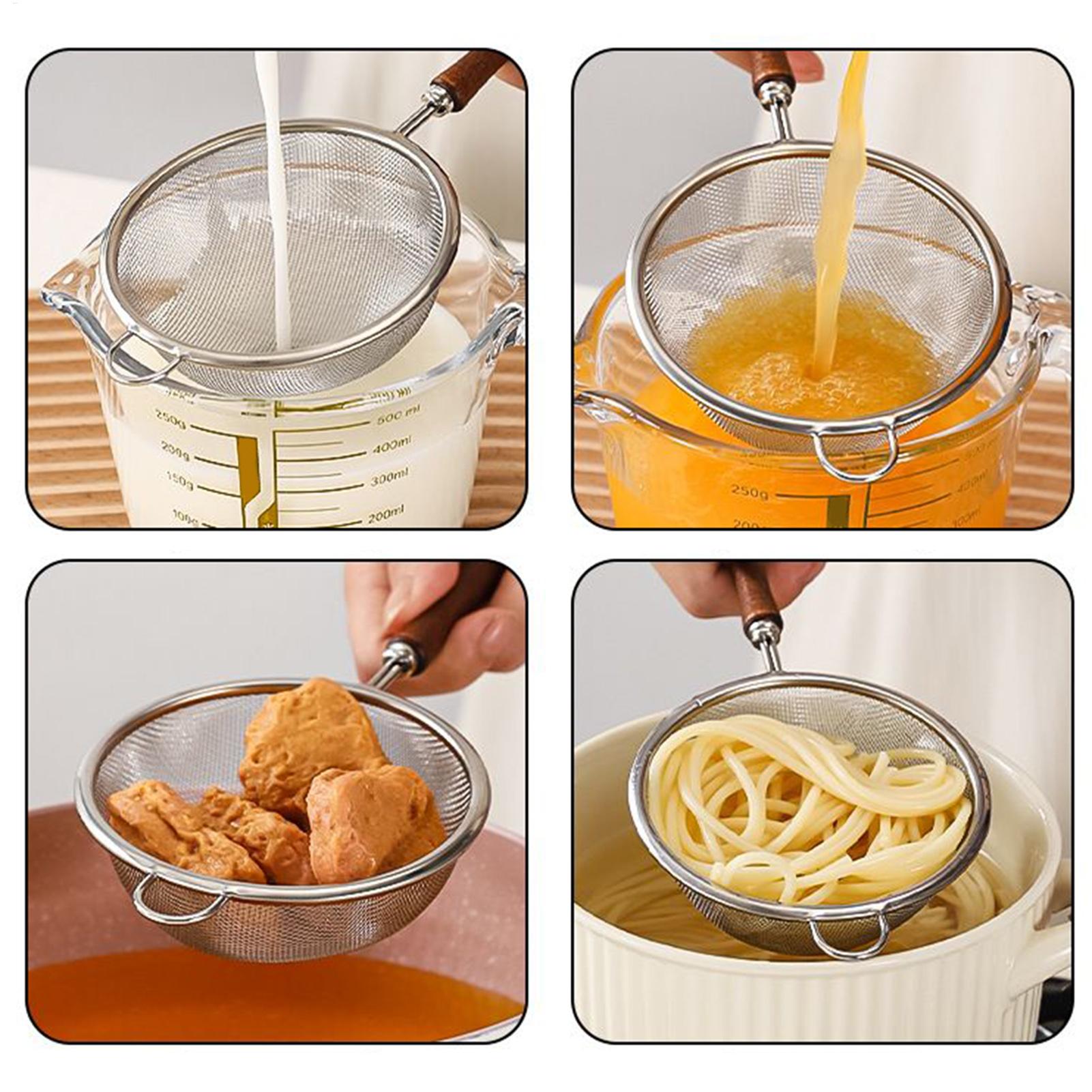 Colador de malla fina de acero - Commercial Kitchen Oil Filter reseña y precio
