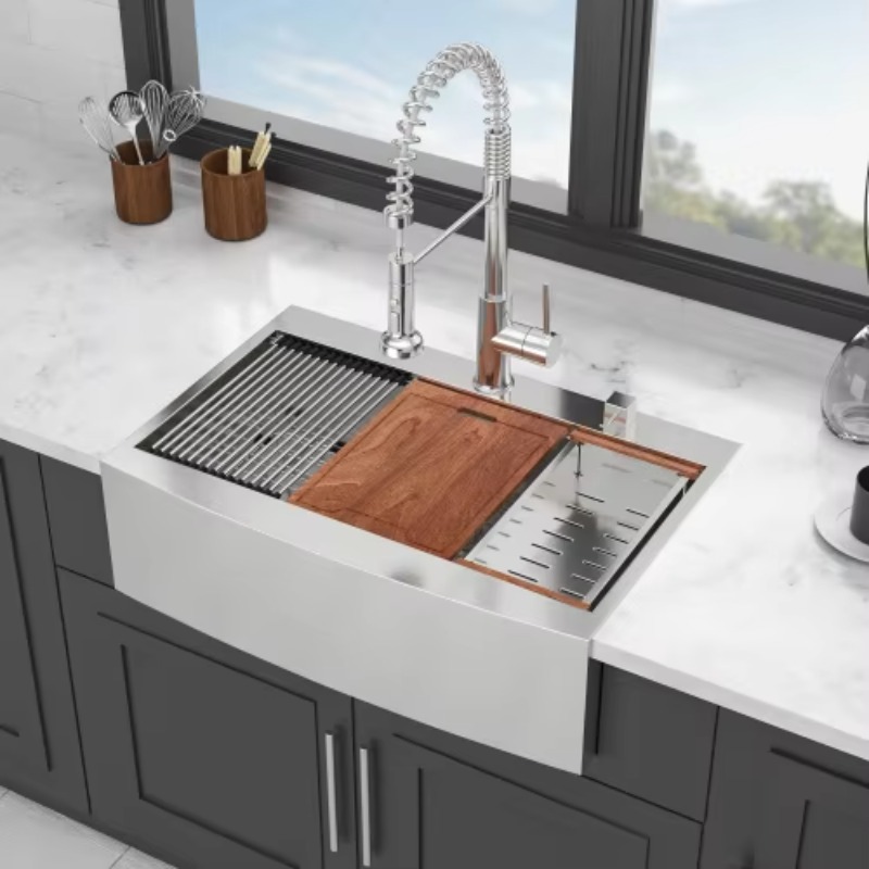 Fregadero de cocina comercial  - Commercial Kitchen Usa reseña y precio