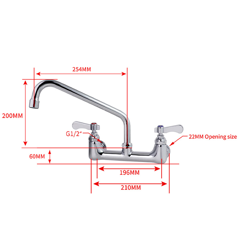 Grifo Mezclador Comercial de C - Commercial Kitchen Mixer Tap reseña y precio