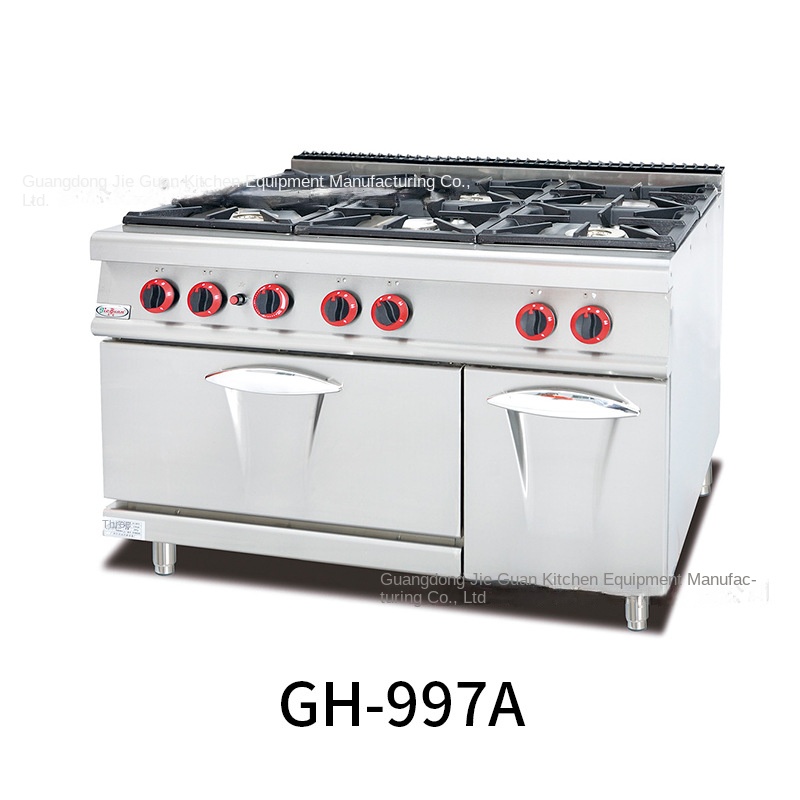 Estufa de cocina comercial Jie - Commercial Kitchen Gas Stove reseña y precio