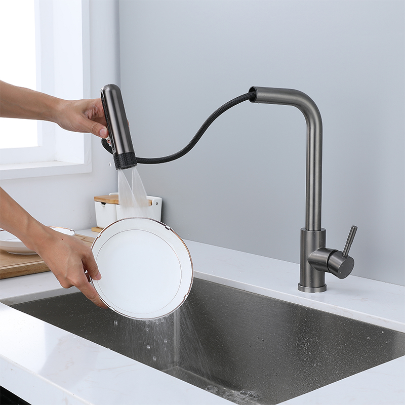 Grifos de cocina grises de 6 m - Commercial Kitchen Mixer Tap reseña y precio