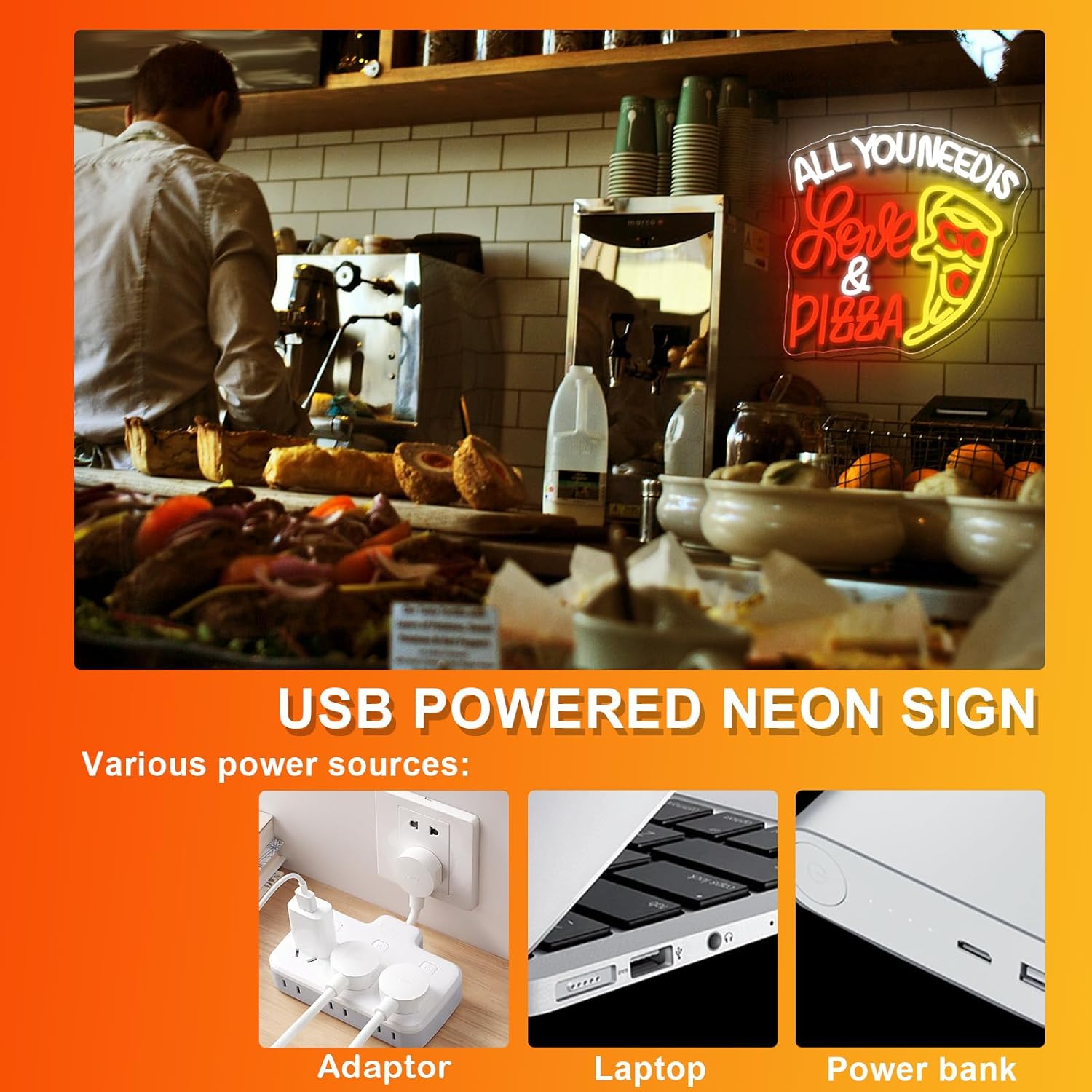 Letrero de Neón con la Frase ' - Commercial Kitchen Needs reseña y precio