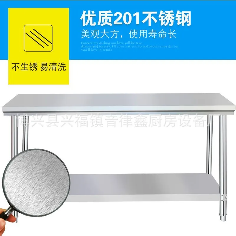 Mesa de Trabajo de Acero Inoxi - Commercial Kitchen Prep Table reseña y precio