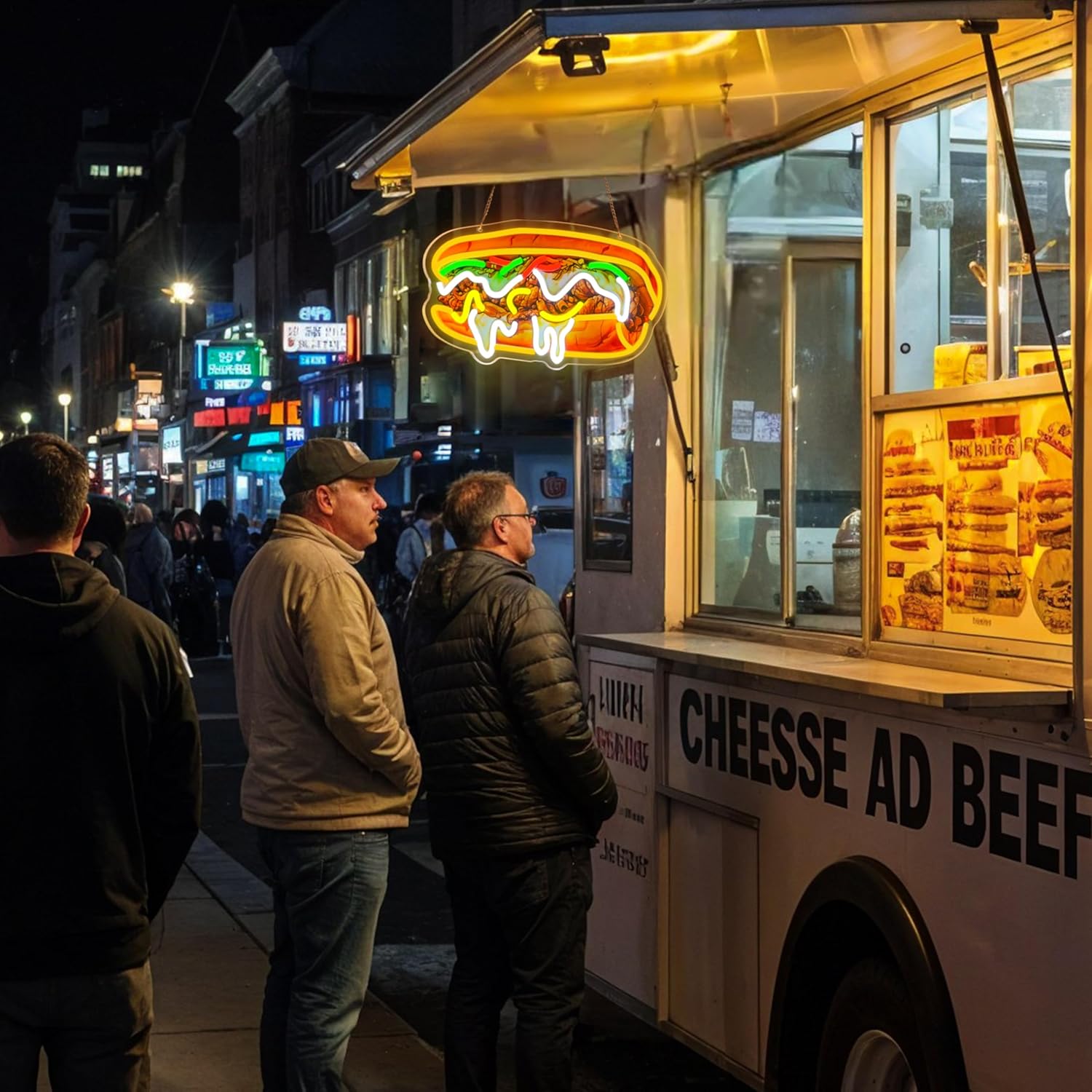 Letrero de Neón Philly Cheeses - Commercial Kitchen Vendor reseña y precio