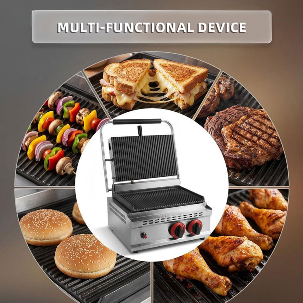 Parrilla de Placas a Gas GH-81 - Commercial Kitchen Grill reseña y precio